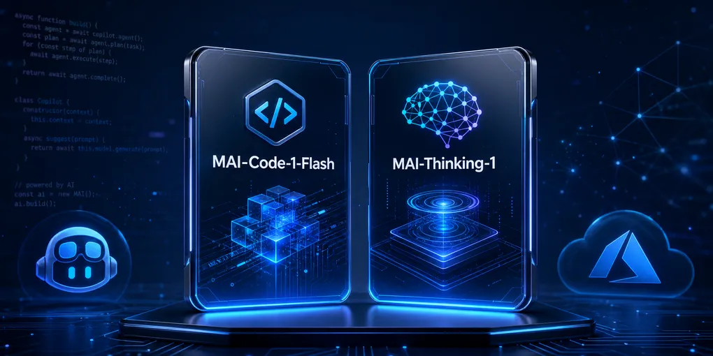 Microsoft Build 2026 keynote stage with MAI model logos displayed on large screens